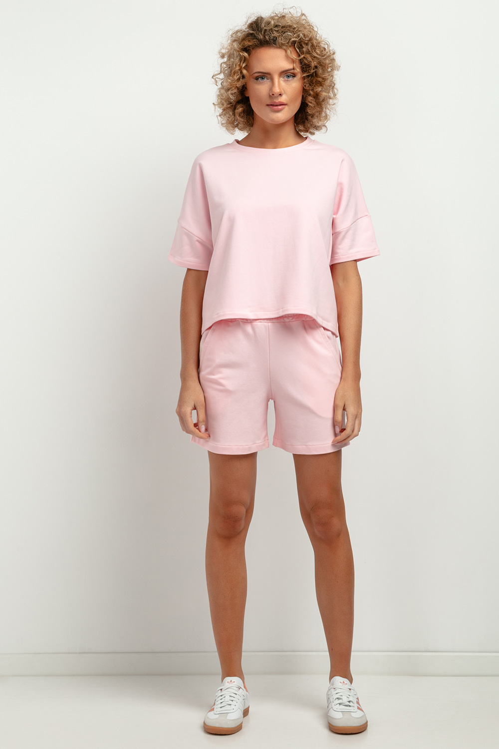 Bluzka Model T386/4 Light Pink - Tessita183173 - Różowy - obrazek 2