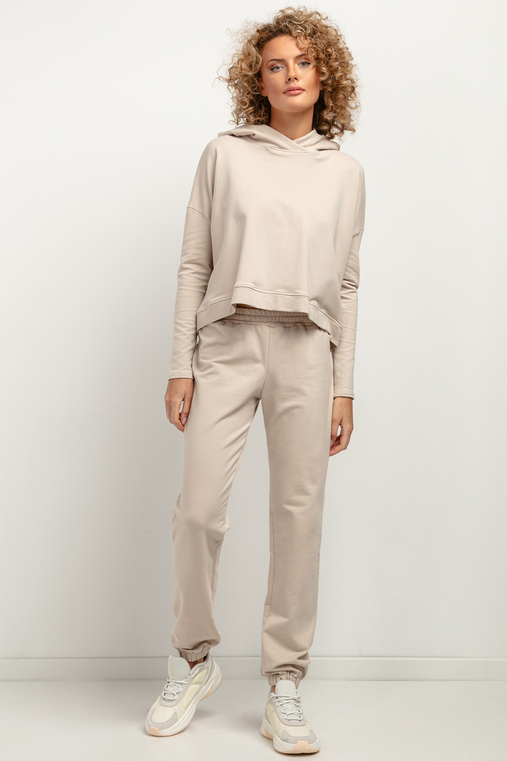Spodnie Dresowe Model T384/3 Light Beige - Tessita183192 - Beżowy
