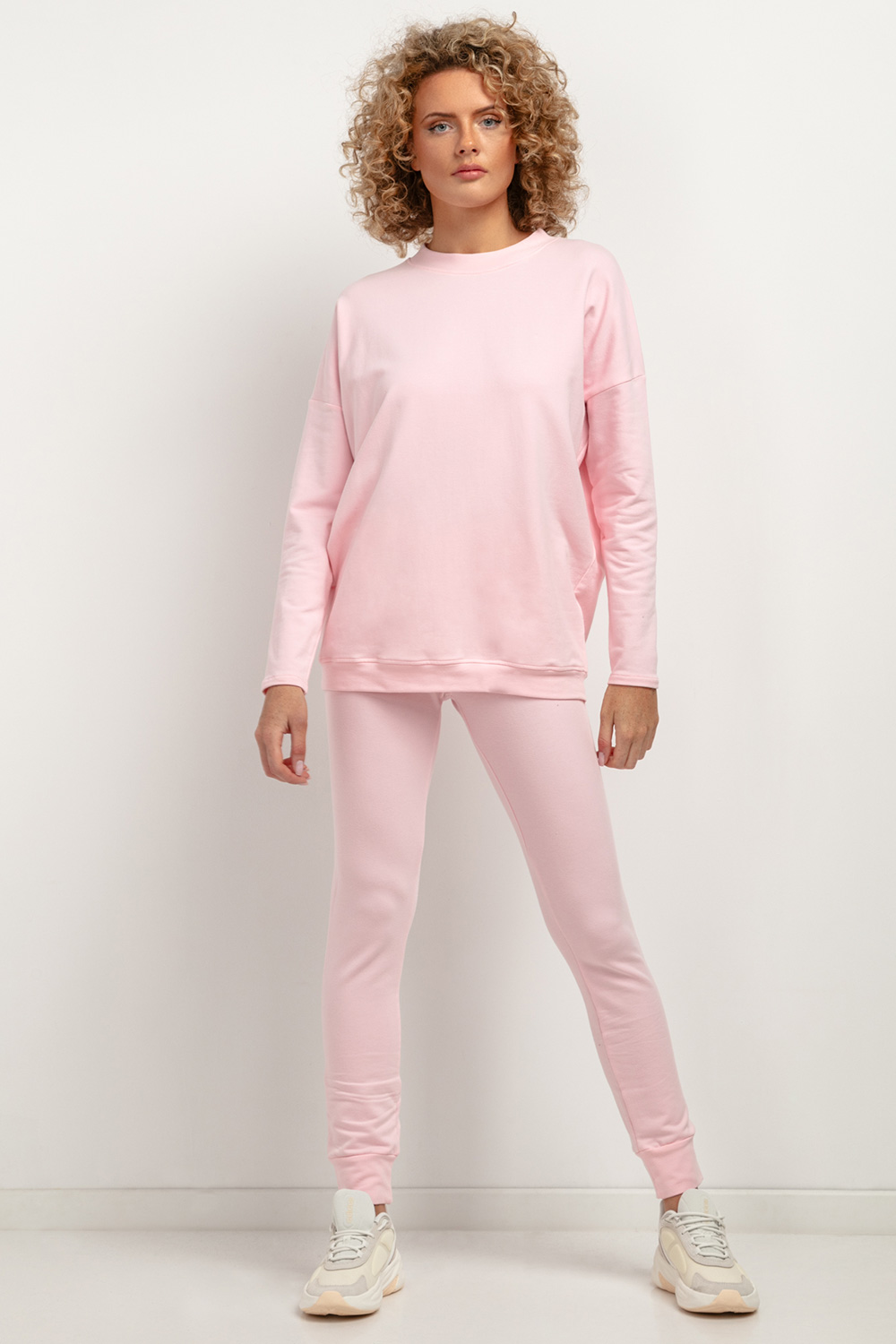 Spodnie Dresowe Model T383/4 Light Pink - Tessita183199 - Różowy