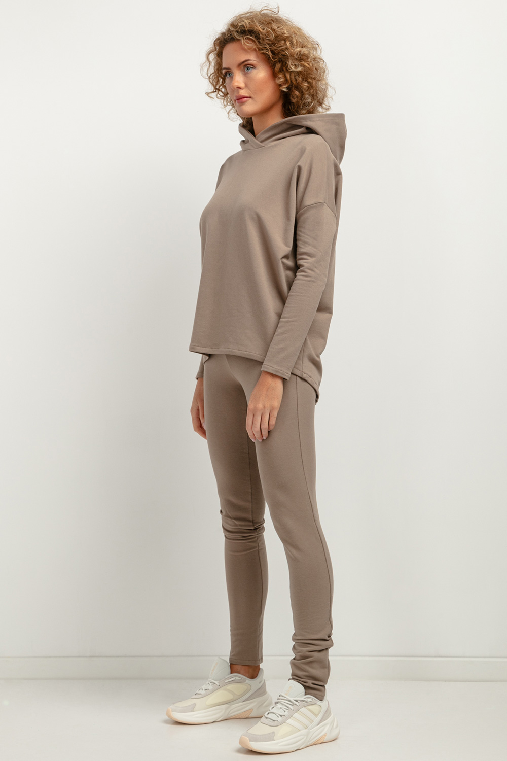 Legginsy Model T382/6 Cappuccino - Tessita183208 - Brązowy