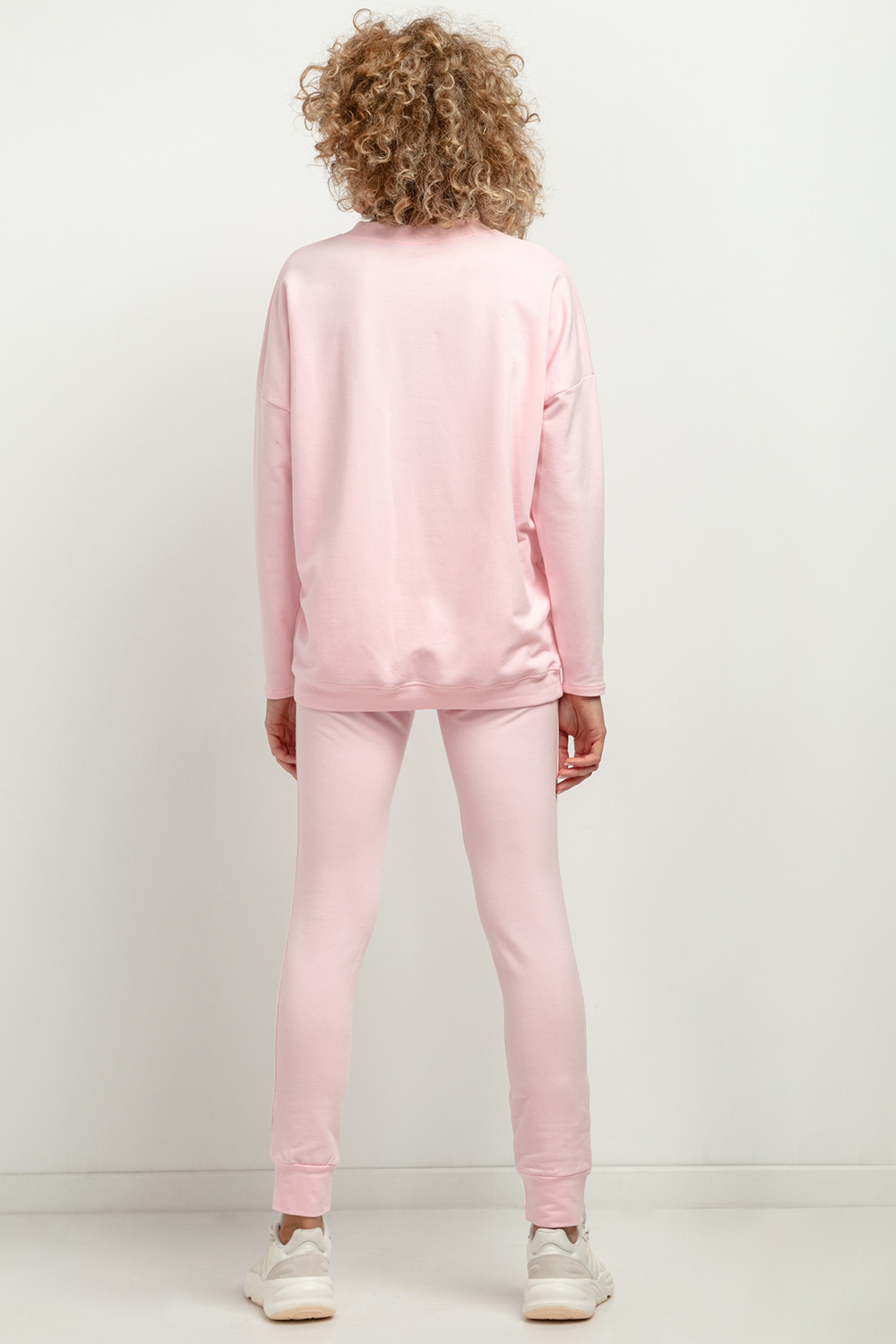 Bluza Damska Model T381/4 Light Pink - Tessita183219 - Różowy - obrazek 3