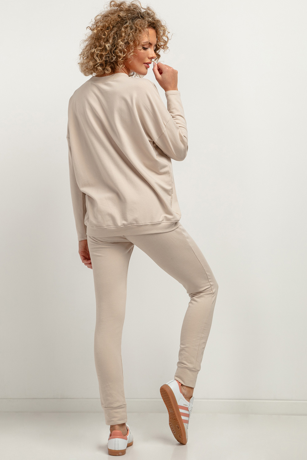 Bluza Damska Model T381/3 Light Beige - Tessita183220 - Beżowy - obrazek 3