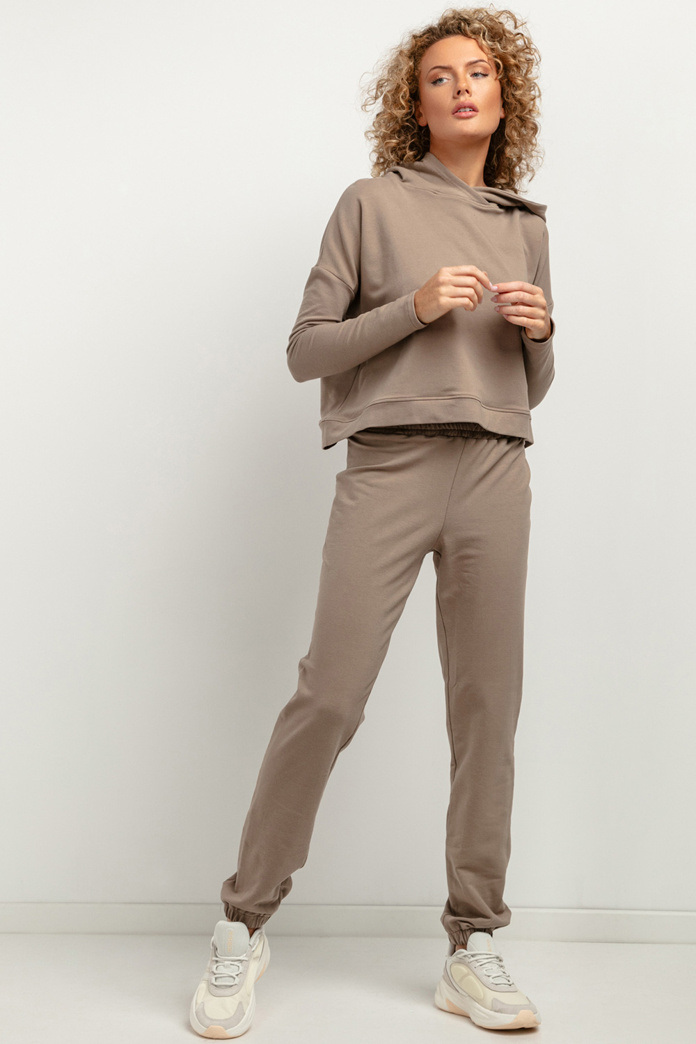 Bluza Damska Model T380/6 Cappuccino - Tessita183235 - Brązowy - obrazek 2
