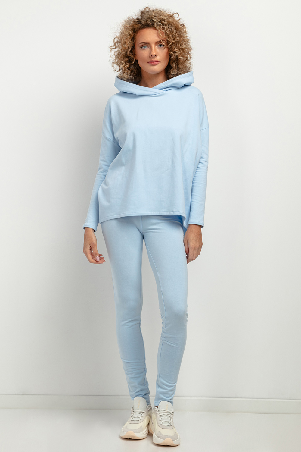 Bluza Damska Model T379/5 Light Blue - Tessita183273 - Niebieski - obrazek 2