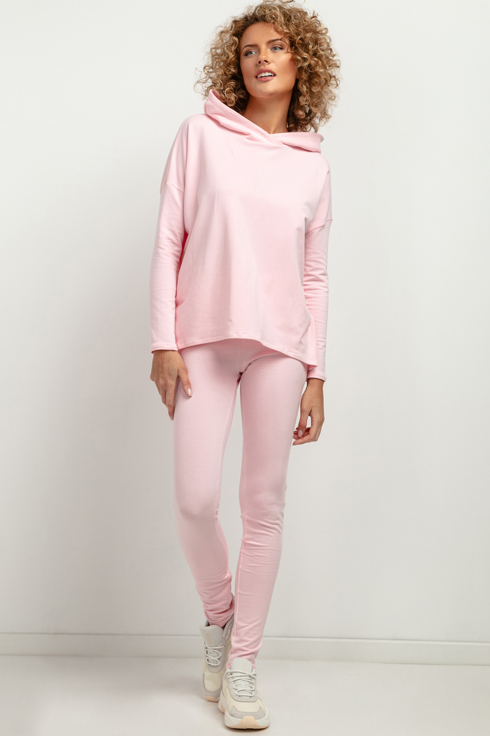 Bluza Damska Model T379/4 Light Pink - Tessita183274 - Różowy - obrazek 2