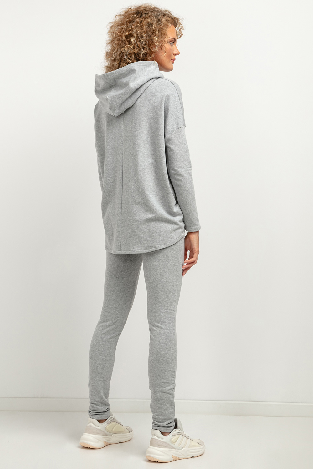 Bluza Damska Model T379/2 Light Grey - Tessita183276 - Szary - obrazek 3