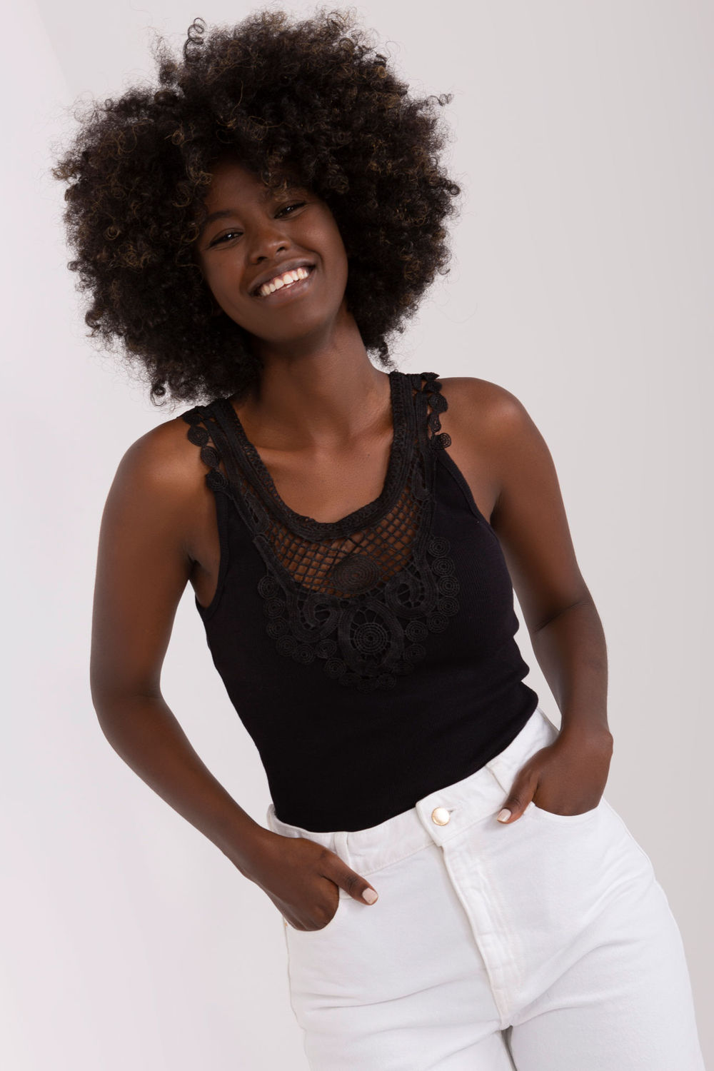Koszulka Top Model TW-TP-OB060.05P Black - Och Bella183477 - Czarny