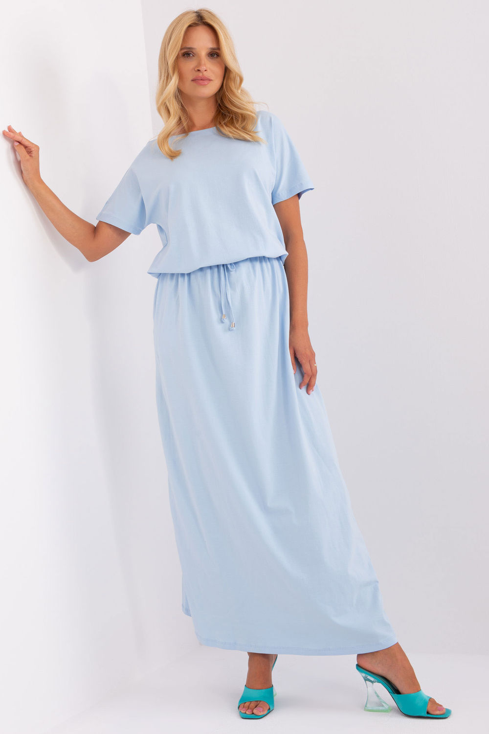 Sukienka Model RV-SK-7851.84 Light Blue - Relevance183522 - Niebieski