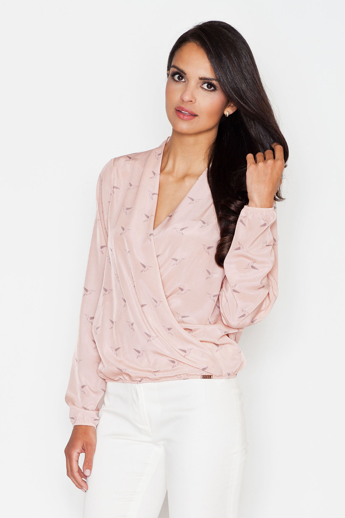 Bluzka Model 371 Pink - Figl43837 - Różowy