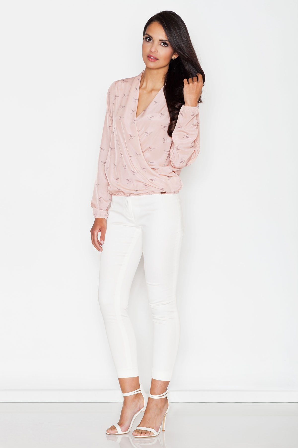 Bluzka Model 371 Pink - Figl43837 - Różowy - obrazek 2