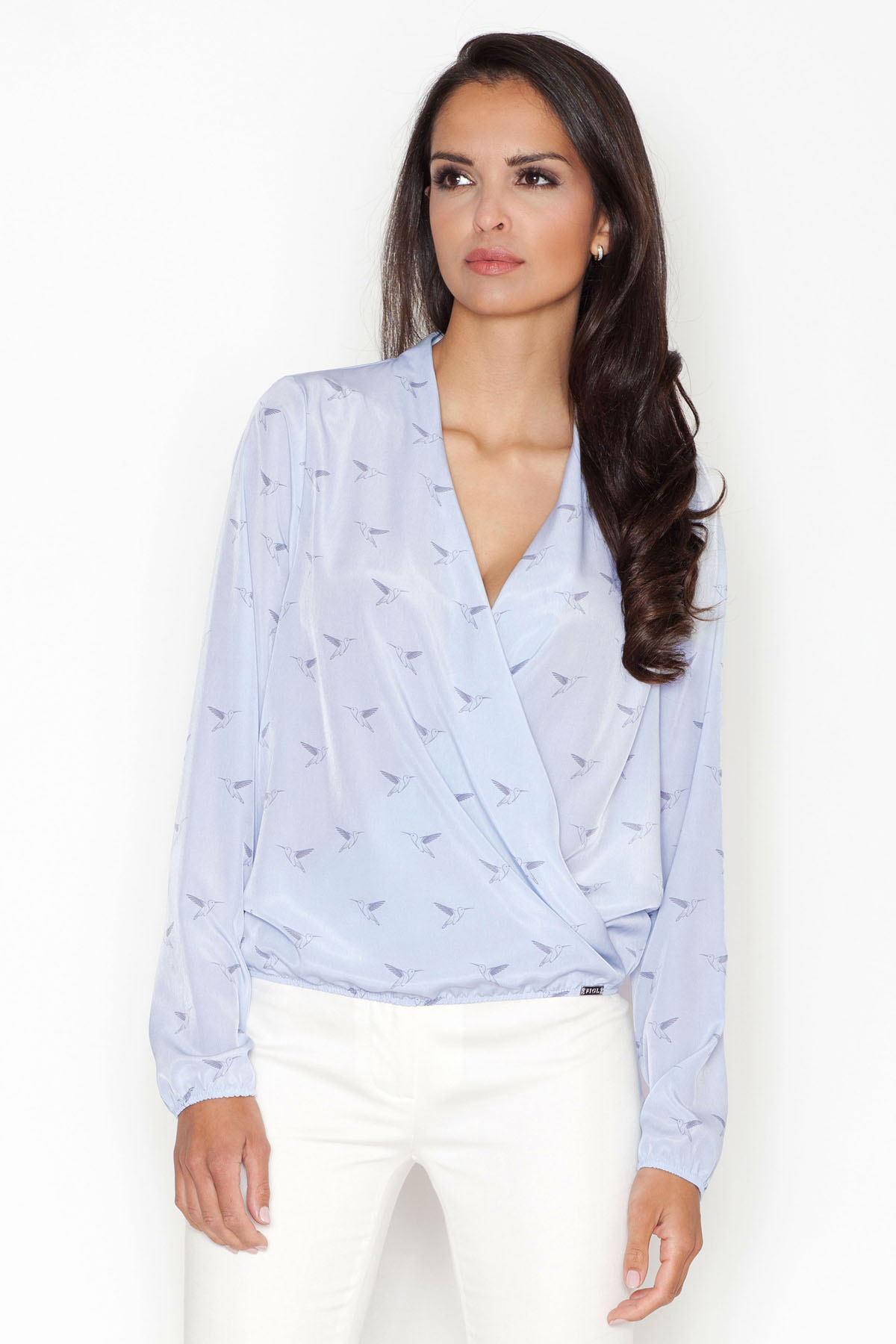 Bluzka Model 371 Blue - Figl43838 - Niebieski