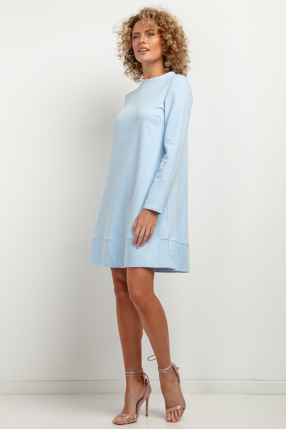 Sukienka Model T378/5 Light Blue - Tessita184403 - Niebieski - obrazek 2