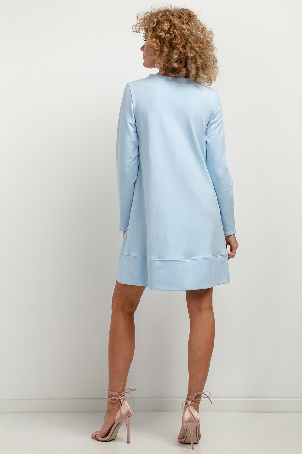 Sukienka Model T378/5 Light Blue - Tessita184403 - Niebieski - obrazek 3