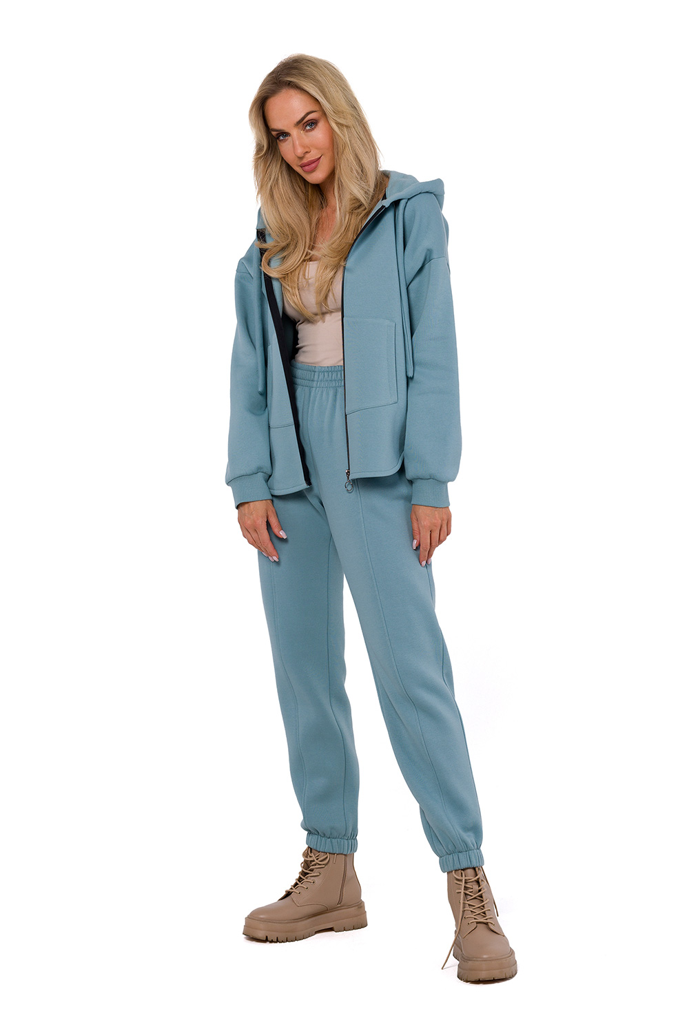Bluza Damska Model MOE761 Agawa - Moe184715 - Zielony - obrazek 2