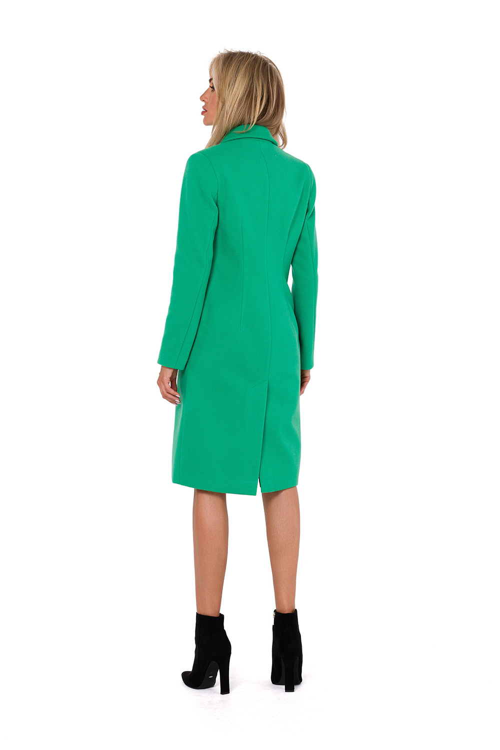 Płaszcz Damski Model MOE758 Green - Moe184726 - Zielony - obrazek 3