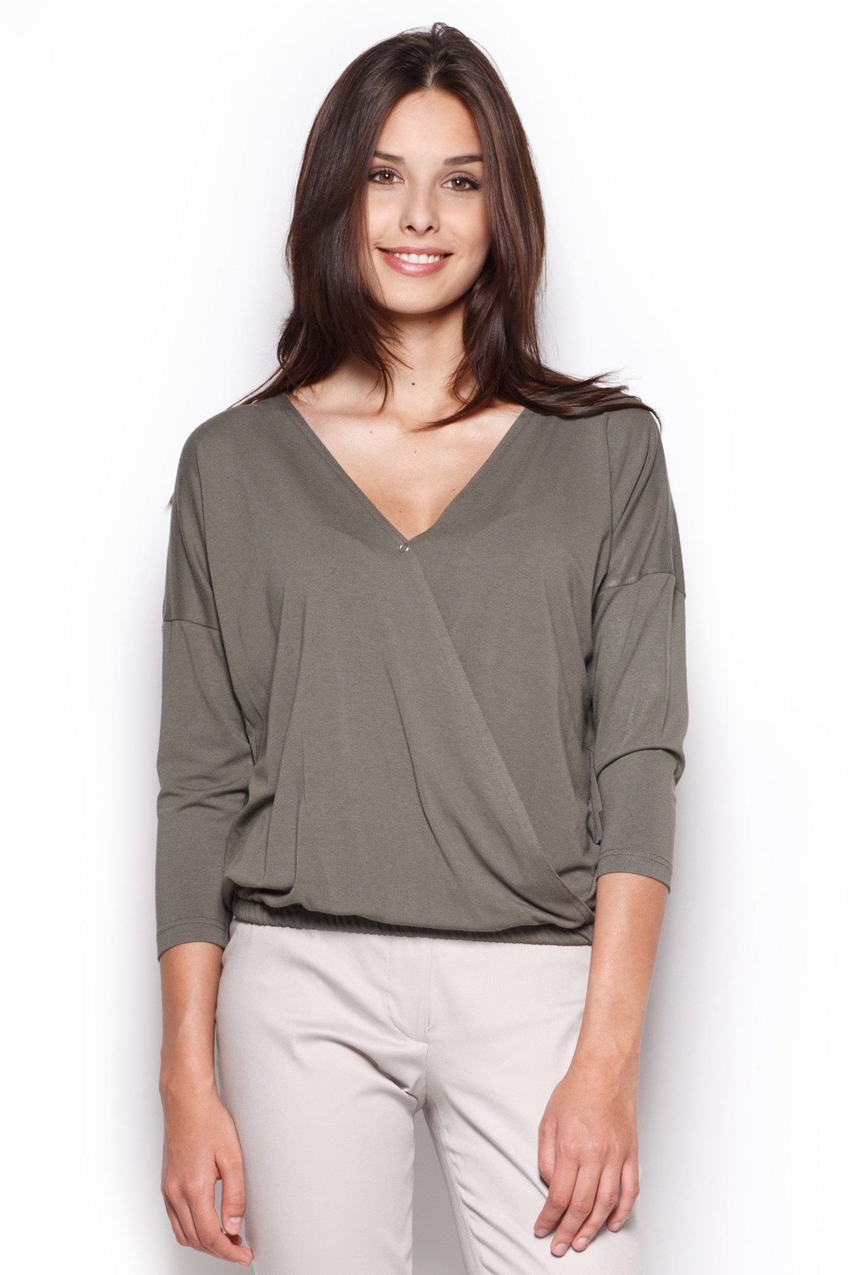 Bluzka Model 278 Oliwka - Figl44225 -