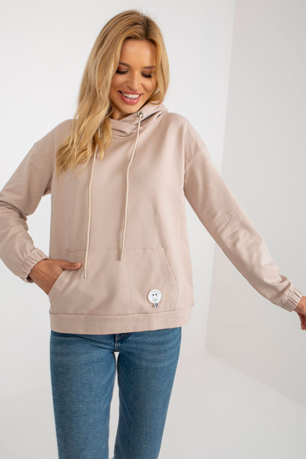 Bluza Damska Model RV-BL-8655.00P Beige - Relevance185946 - Beżowy - obrazek 2