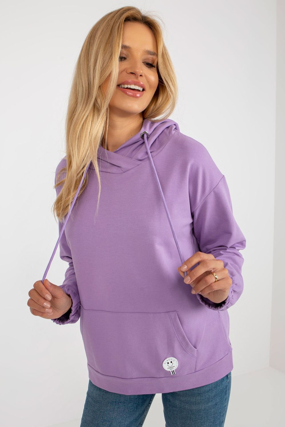 Bluza Damska Model RV-BL-8655.00P Light Violet - Relevance185947 - Fioletowy - obrazek 2