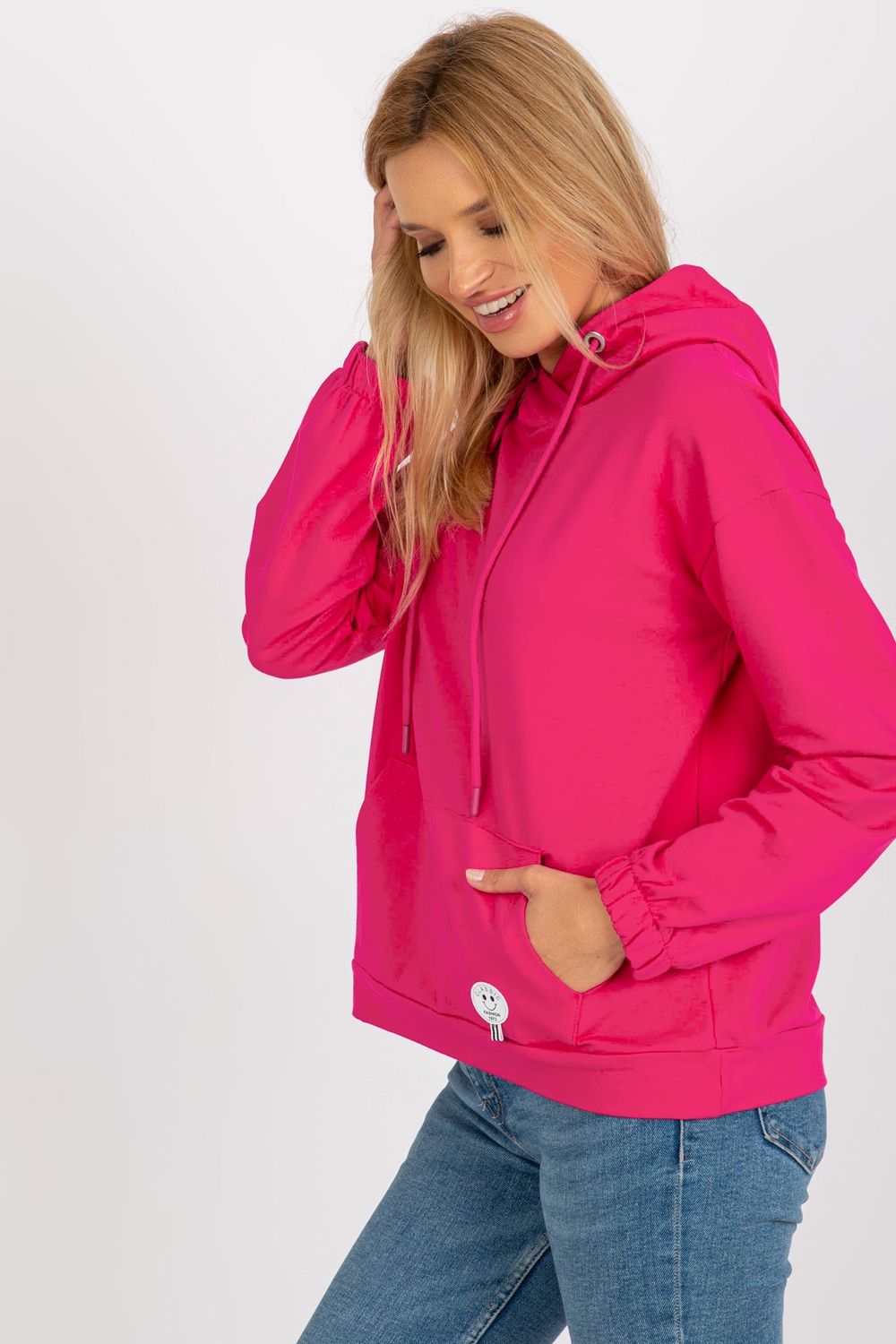 Bluza Damska Model RV-BL-8655.00P Fuksja - Relevance185948 - Różowy - obrazek 3