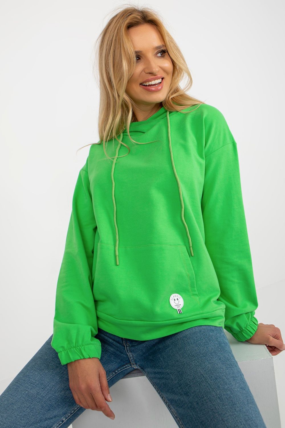 Bluza Damska Model RV-BL-8655.00P Green - Relevance185949 - Zielony - obrazek 4