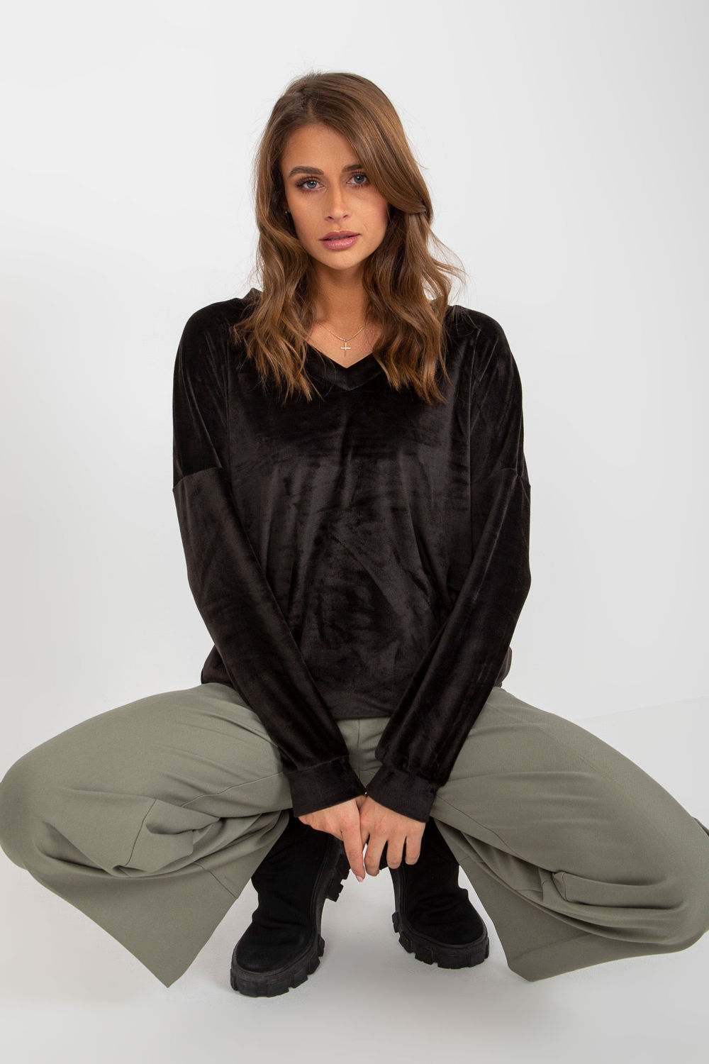 Bluza Damska Model RV-BL-8441.07P Black - Relevance185955 - Czarny - obrazek 2